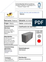 Ficha Tecnica de Tabicon