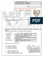 Avaliação de Ciências - 3º Bimestre