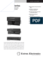 MVX Series: Vga and Stereo Audio Matrix Switchers