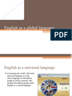 English As A Global Language