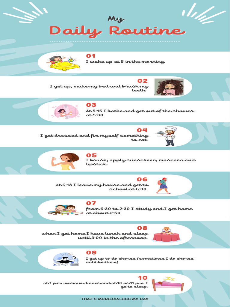 My Daily Routine | PDF