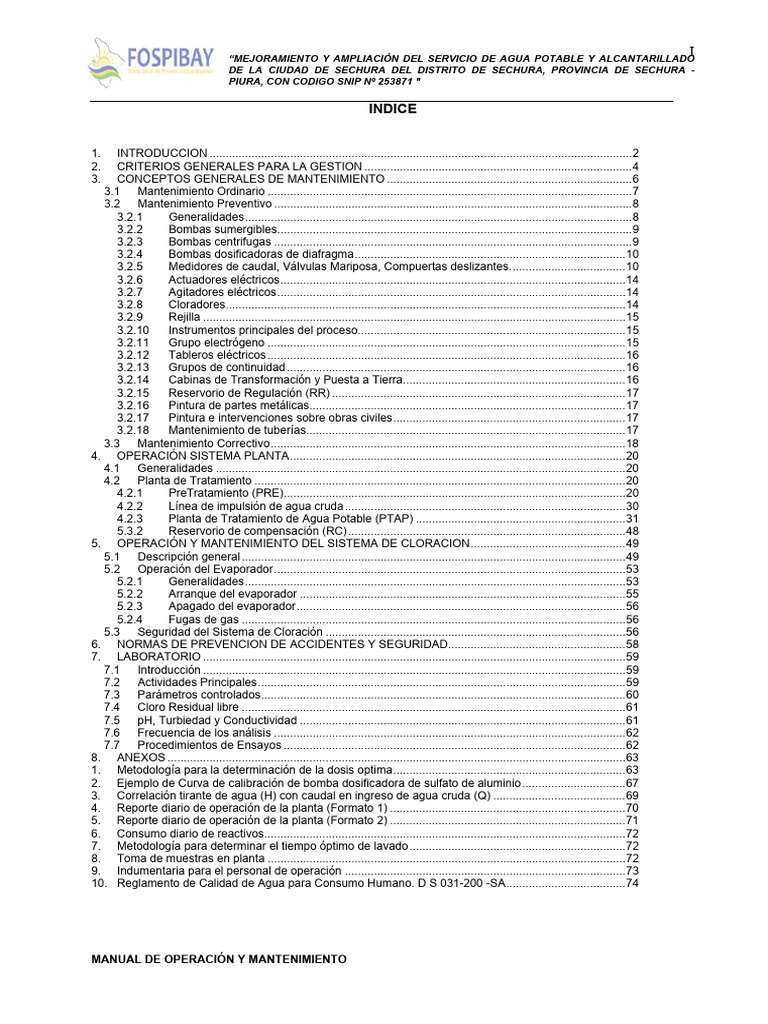 13 6 manual de operaci n y mantenimiento ptap 1 15 descargar gratis