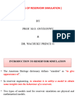 Element of Reservoir Simulation (PNG 506.2)