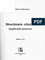 Pdfcoffee.com Biochimie Clinica Implicatii Practice Minodora Dobreanu 1pdf PDF Free
