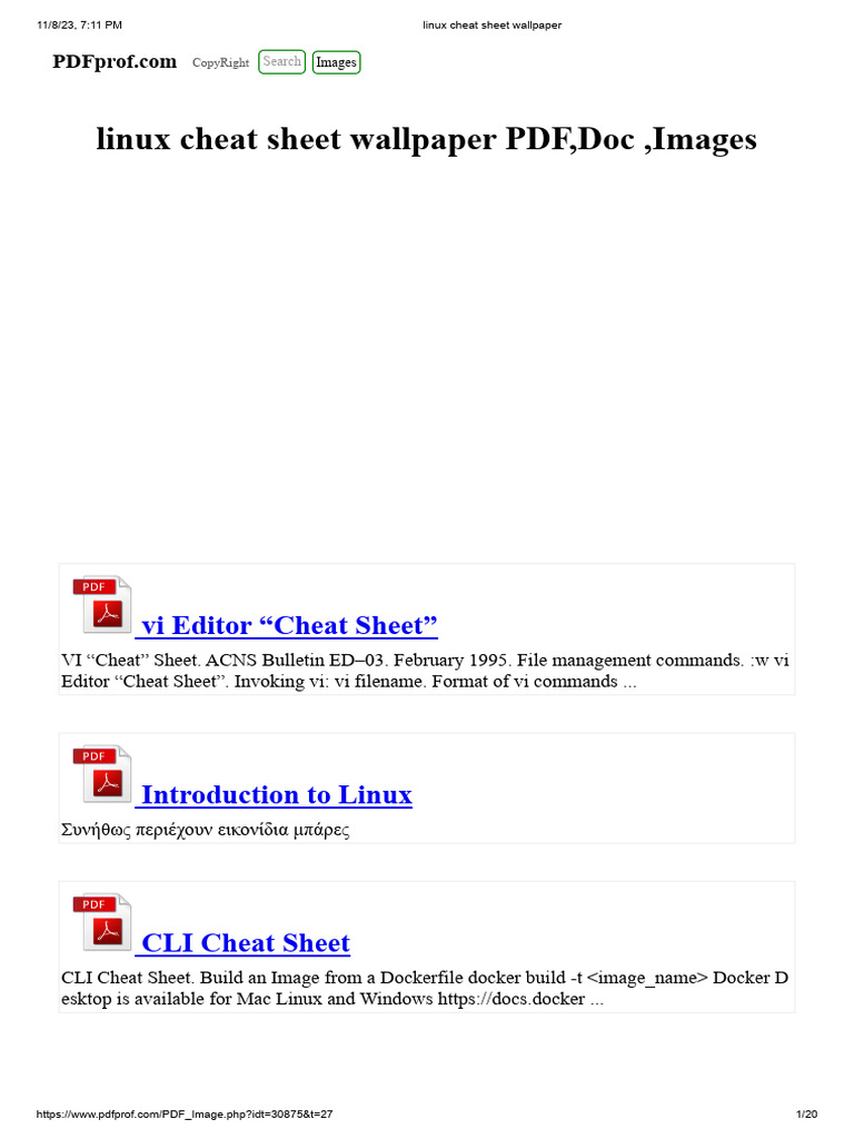 Linux Cheat Sheet Wallpaper | PDF | Command Line Interface | Linux