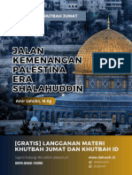 Khutbah Jumat Singkat III Oktober 23 Jalan Kemenangan Palestina Era Shalahuddin Dakwah Id
