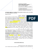 Demanda Laboral Procedimientordinario Nuevo Sistema