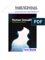 Human Sexuality Self Society and Culture 1st Edition Herdt Test Bank