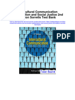 Intercultural Communication Globalization and Social Justice 2nd Edition Sorrells Test Bank