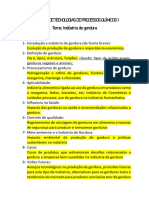 Seminário de Tecnologias de Processos Químicos 1 - Tópicos