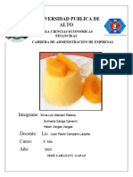 Flan de Frutas