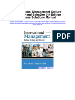 International Management Culture Strategy and Behavior 9th Edition Luthans Solutions Manual
