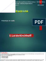 ELECTRICITE 3 - Loi de Kirchhoff