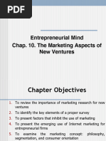 Chap. 10. The Marketing Aspects of New Ventures New