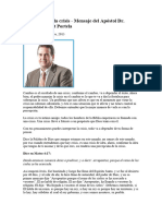 Tu Fe Controla La Crisis - Mensaje Del Apóstol Dr. Miguel Bogaert Portela