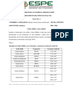 Acidos Debiles y Bases Debiles. Tarea N2. Méndez Francis