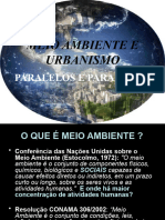 Meio Ambiente e Urbanismo PPT Aula