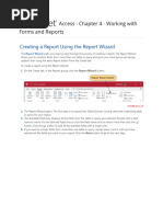 Skill 4.8 Creating A Report Using The Report Wizard