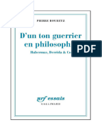Dun Ton Guerrier en Philosophie Habermas, Derrida Co Habermas, JürgenBouretz