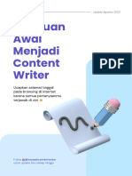 Panduan Awal Menjadi Content Writer
