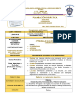 Planeación 1 Segundo Reglamento Deportivo.