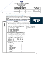 ACTIVIDADES RECUPERACION 2o BGU de MATEMATICA-T1