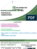 Análisis Del Subsector Agroindustrial