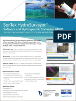 Sontek Hydrosurveyor Spec Sheet