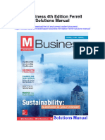 M Business 4th Edition Ferrell Solutions Manual