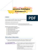 Certamen 2 Obstetricia Fisiologica.