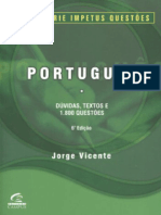 Resumo Portugues Duvidas Textos e 1800 Questoes Serie Umpetus Questoes Jorge Vicente