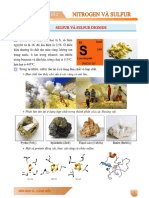 6 - Bài Sulfur Và Sulfur Dioxide - Lý Thuyết