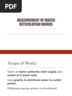 Water Reticulation Works