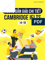 HƯỚNG DẪN GIẢI ĐỀ READING CAMBRIDGE 14-18