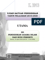 Soal Usp Pai SD k13 Tahun 2020 Kab. Banyumas-1