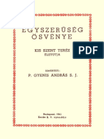 Az Egyszeruseg Osvenye Facsimile