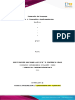 Anexo 4 - Formato - Tarea 4 - Planeación e Implementación