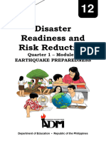 Disaster Readiness and Risk Reduction: Quarter 1 - Module 7 Earthquake Preparedness