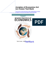 Modern Principles of Economics 3rd Edition Cowen Test Bank