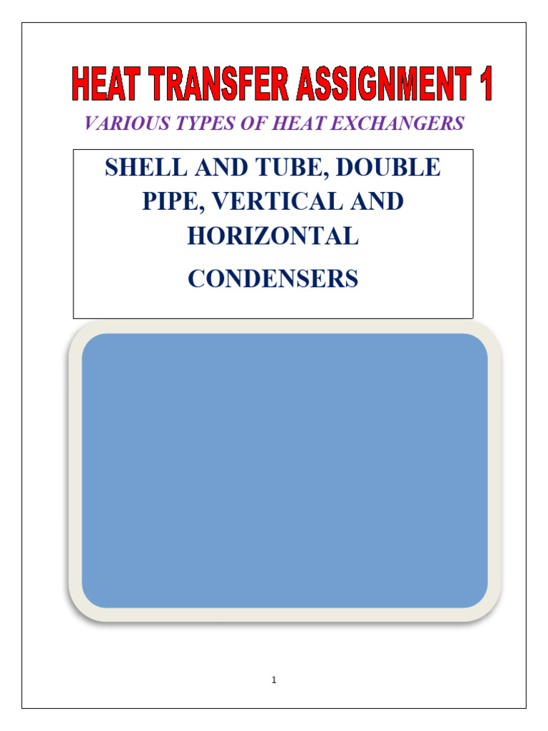 Types of Heat Exchangers Explained | PDF | Heat Exchanger | Pipe (Fluid ...