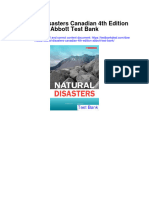 Natural Disasters Canadian 4th Edition Abbott Test Bank