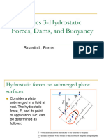 Hydraulics 3-Hydrostatic Forces, DAms, and Buoyancy