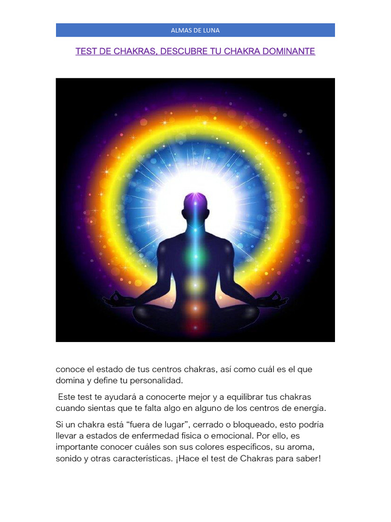 Test de Chakras | PDF