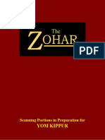 Yom Kippur - Zohar Scanning Portions