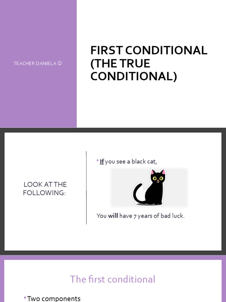 First Conditional | PDF