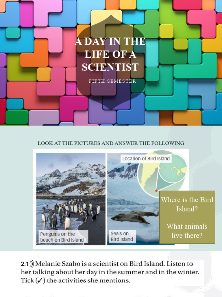 Daily Life of a Scientist: Activities | PDF