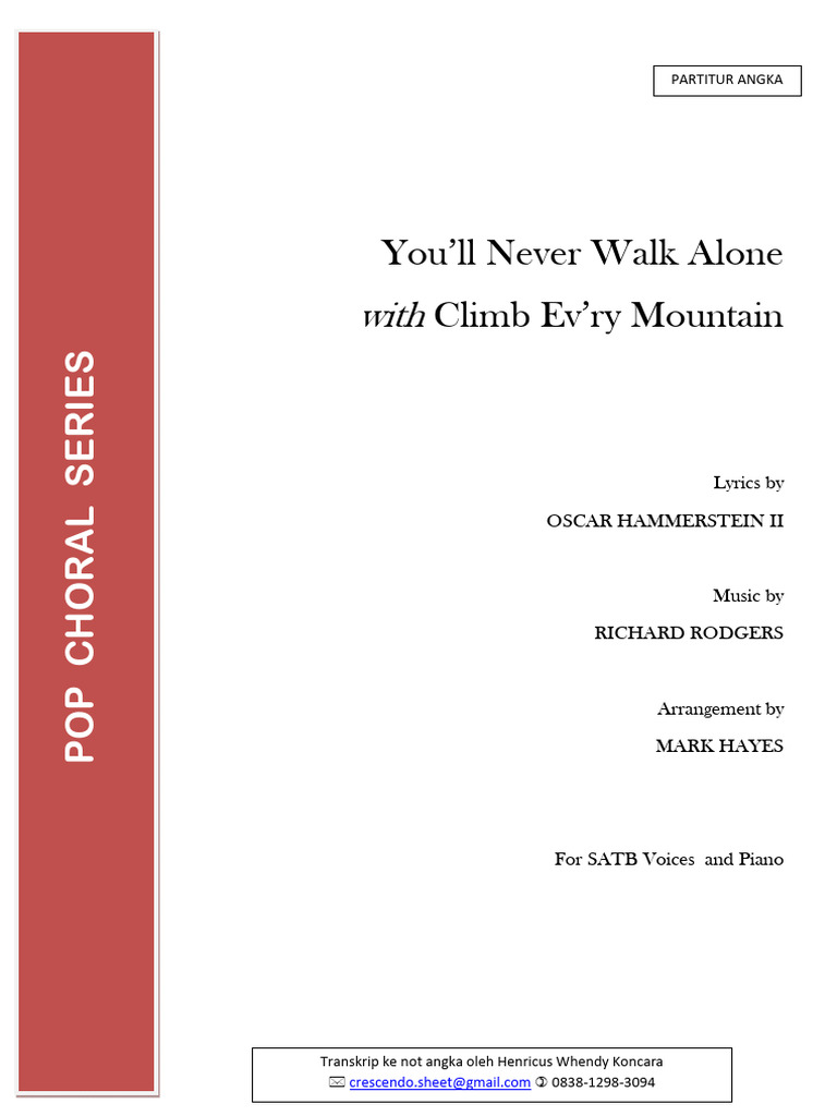 Song You Never Walk Alone With Lyrics In Youtube