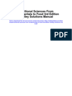 Nutritional Sciences From Fundamentals To Food 3rd Edition Shelley Solutions Manual