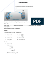 Materi Fungsi Invers