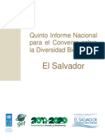 Quinto Informe Nacional CBD El Salvador 2014 Rev 1909 JEQD